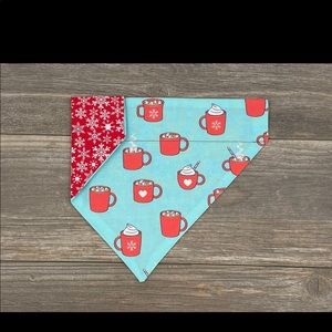 Reversible over the collar dog bandana